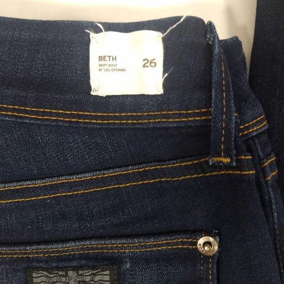 Hudson Beth Blue Jeans Baby Boot Women's Size 26 - Picture 2 of 9